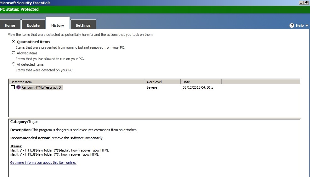 فيرس Crypto Teslacrypt